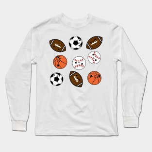 Cutey Face Multiple Sports Long Sleeve T-Shirt